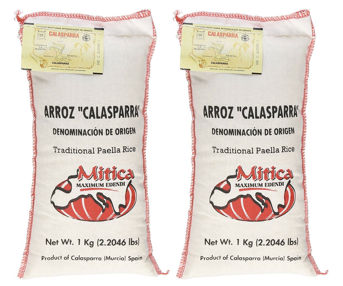 Calasparra Rice (Paella Rice) - 2 bags, 2 Kg