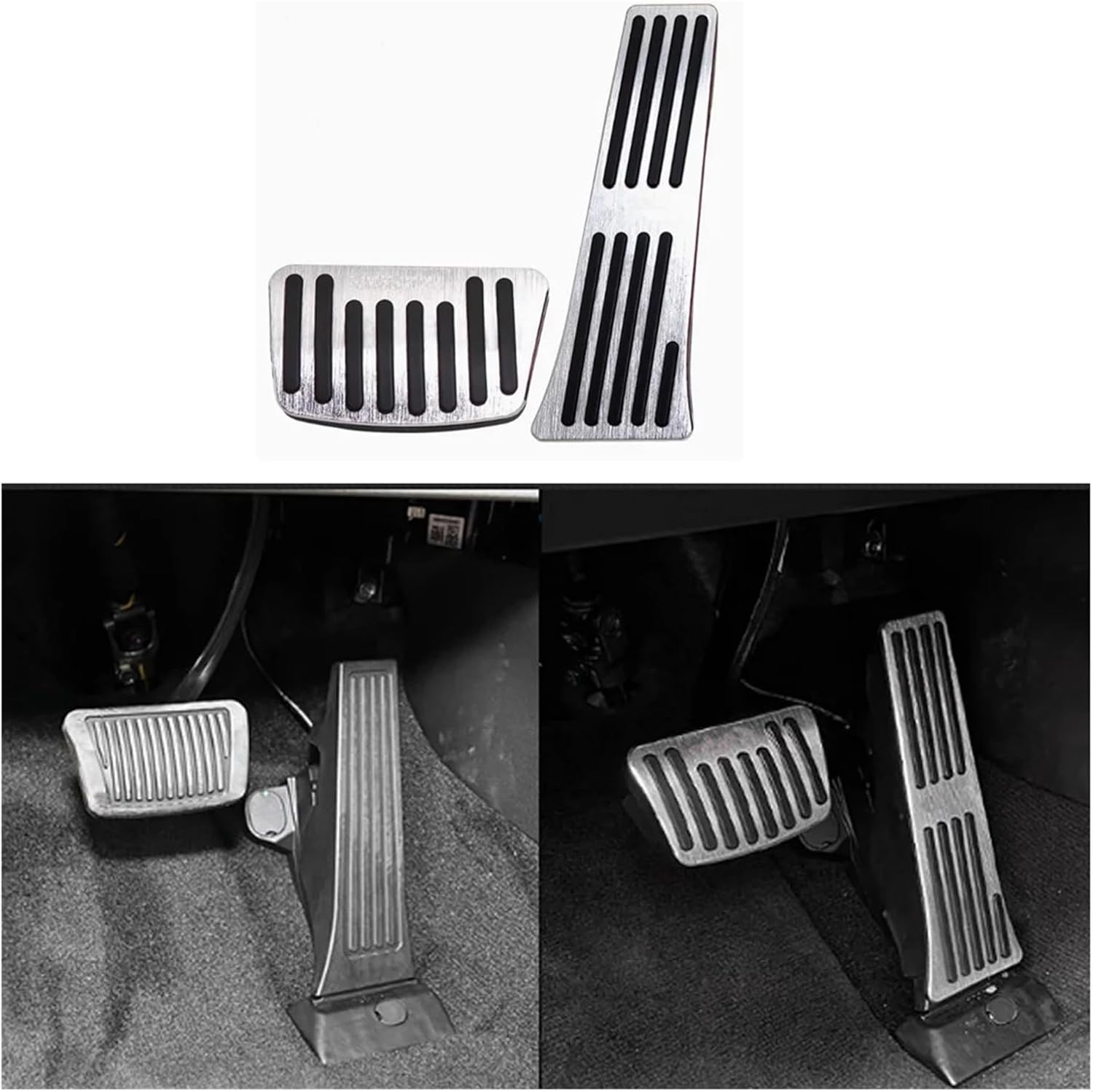 Car Gas Brake Pedal Compatible With Kia Sorento MQ4 HEV 2021~2024 2022 2023 Aluminum Alloy Anti-Slip Foot Pedals Clutch Cover Accessories(2PCS Red)