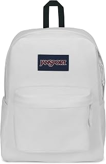 SuperBreak Backpack - School, Travel, or Work Bookbag with Water Bottle Pocket