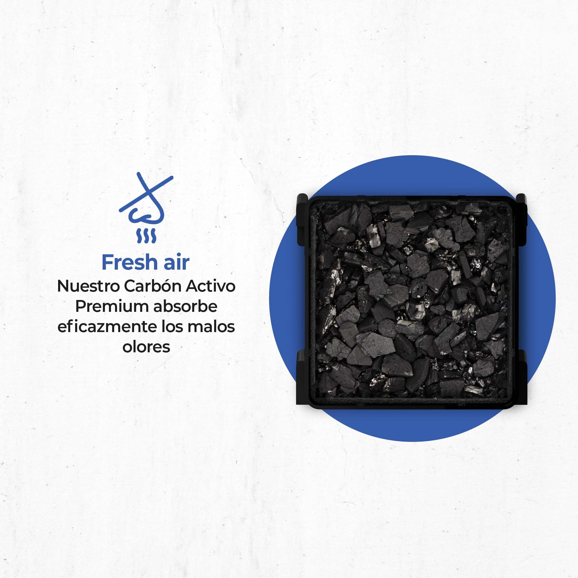 Juego de 2 Filtros de Carbón Activado Adecuado para Frigoríficos Liebherr 9096989 9882460 988246000 | Filtro de Repuesto para 7440021-00 con Carbón Activo para Filtro de Frigorífico Fresh Air