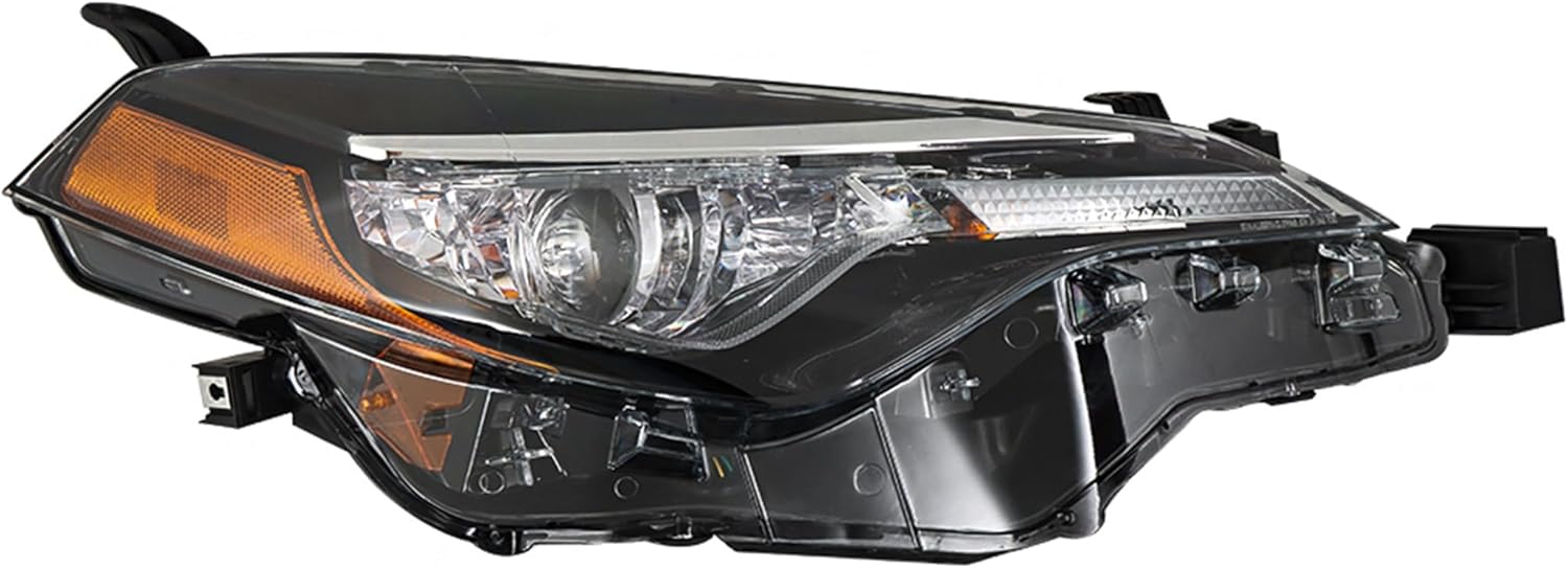 Replacement for Toyota Corolla LE 2017-2019 w/DRL Headlight Assembly Projector Right Side RH