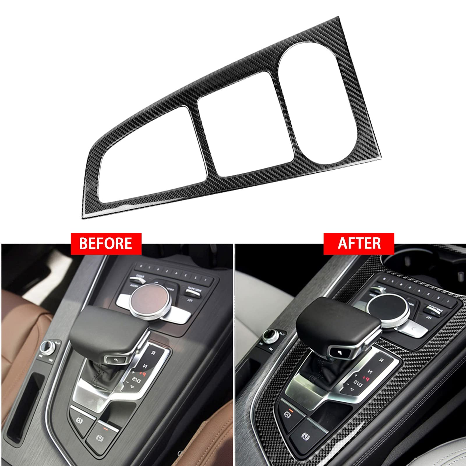 Amazon.com: FINMOKAL for Audi A4 B9 16-17 A5 17-18 Carbon Fiber