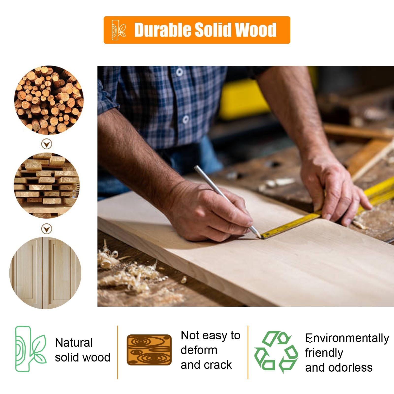 Schwingtür Schwingtüren aus Unlackiertem Holz, Cowboy-Tür im Western-Stil mit Metallscharnieren, Saloon-Tür mit Lamellen für Emporium/Garten/Öffentliche Toilette/Balkon (Color : B, Size : WxH