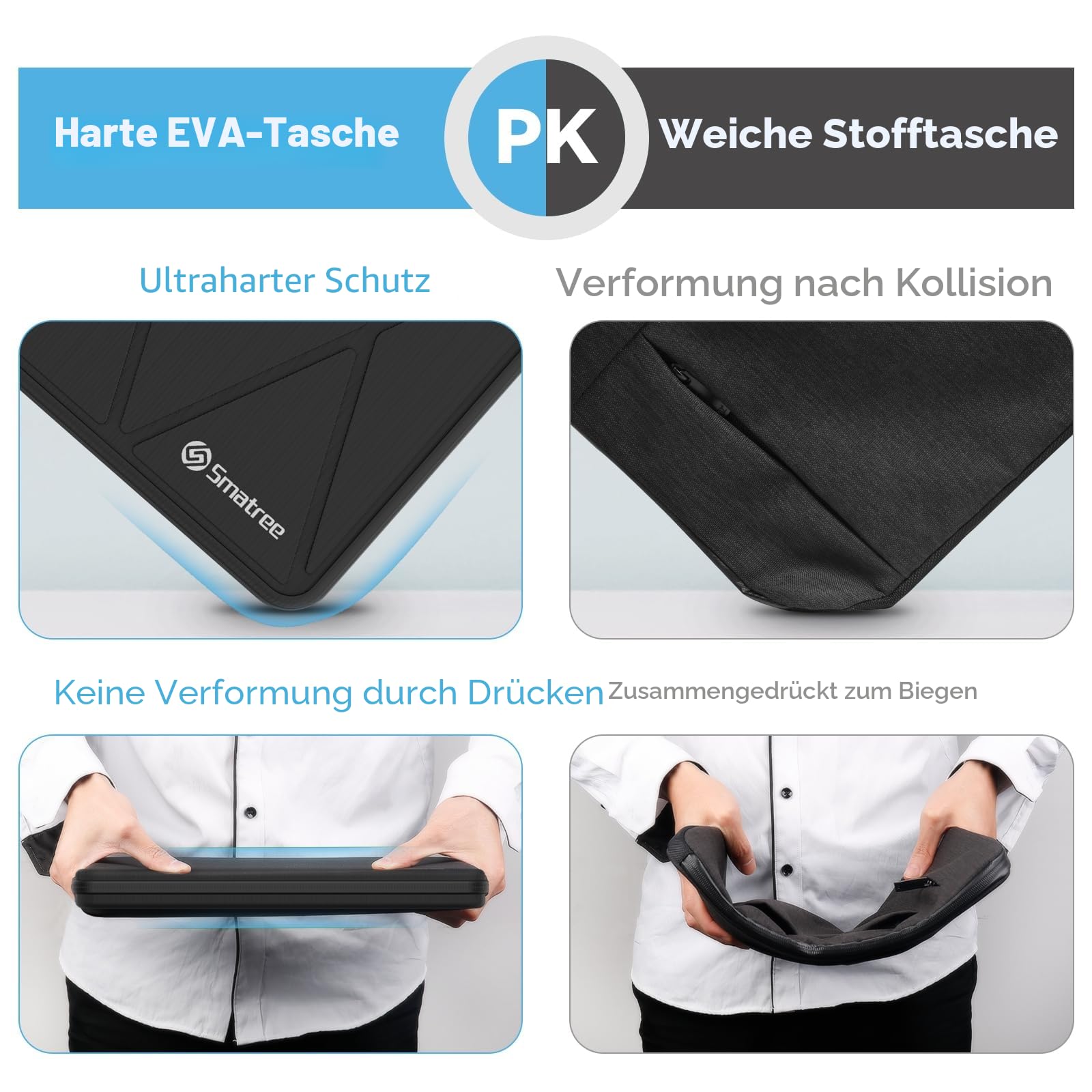 Smatree Hard Eva Schutzhülle Tasche Kompatibel für 16 Zoll Lenovo ThinkBook 16p Gen 4/3/2 Laptop, Wasserdicht Hard Hülle für 16 Zoll Lenovo ThinkBook 16 Gen 6 Laptop(X8282)