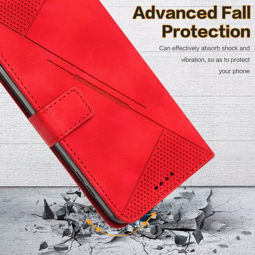 Xinyunew Cover Portafoglio In Pelle PU Con Supporto Per Sony Xperia 5 III - Nero, Slot Per Schede E Chiusura Magnetica - 3