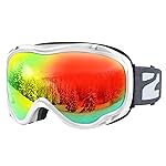 ZIONOR Lagopus Ski Snowboard Goggles UV Protection Anti fog Snow Goggles for Men Women Adult Youth