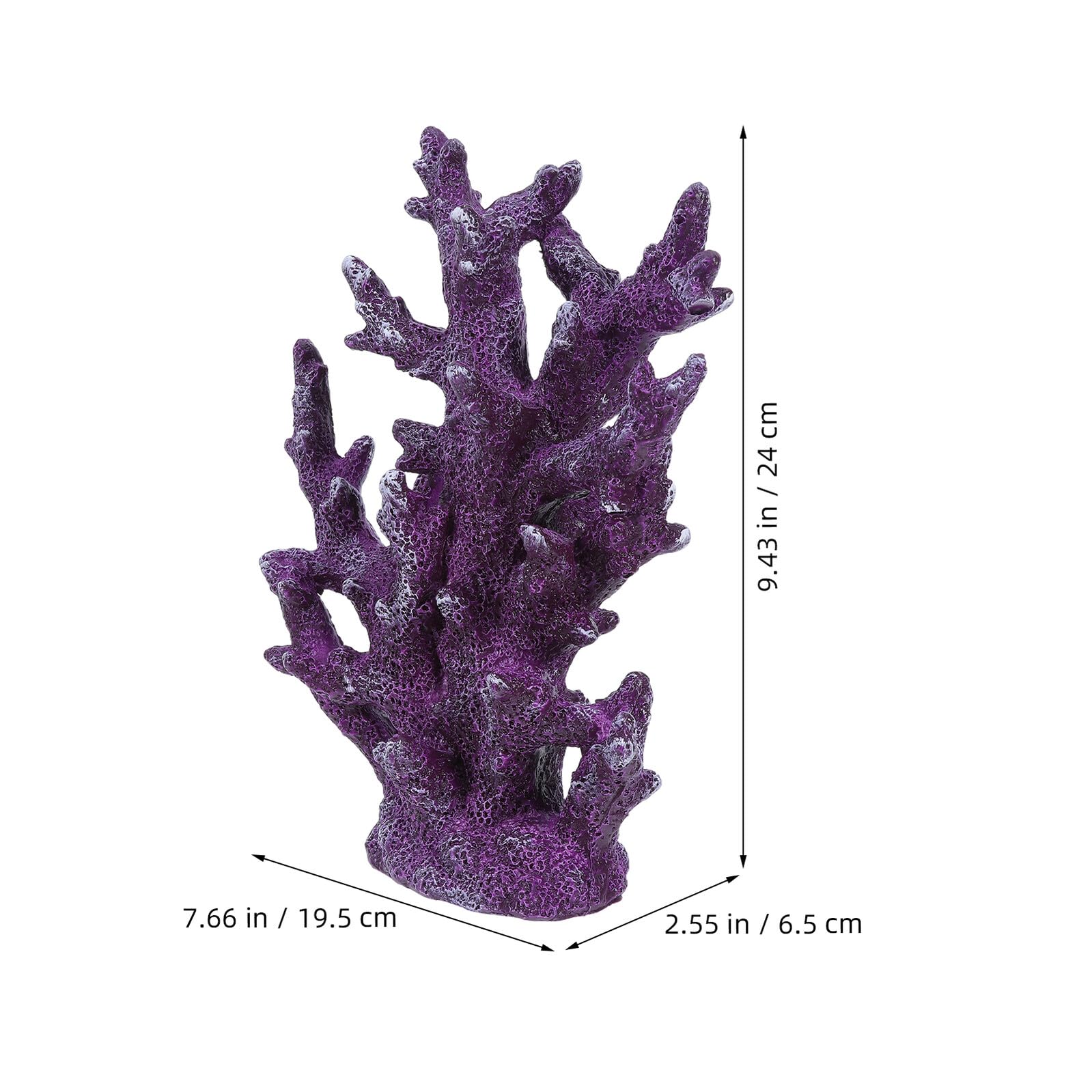 Symulowany Posąg Koralowca Wystrój Zbiornika z Rafą Koralową Wystrój Sztucznej Rafy Aquarium Coral Reef Rośliny Akwariowe Ozdoby Zbiorników Rafowych Sztuczny Koral Purple