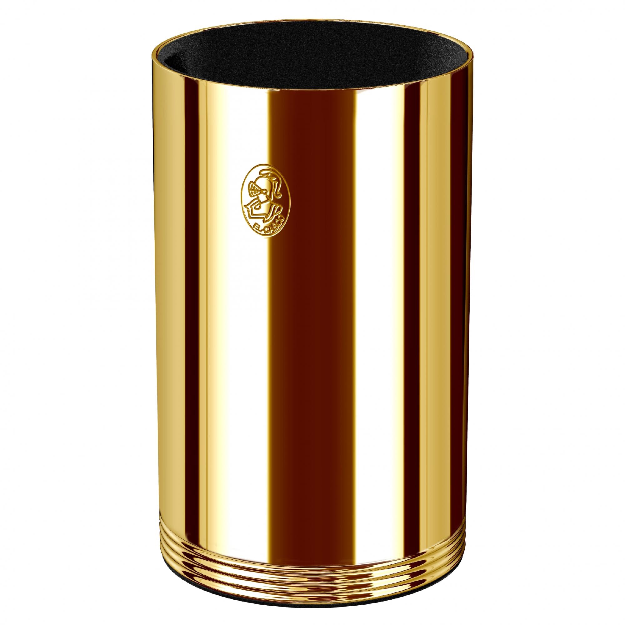 El Casco Portapenne da scrivania M-651 L, Oro 23kt, Portapenne in metallo per ufficio