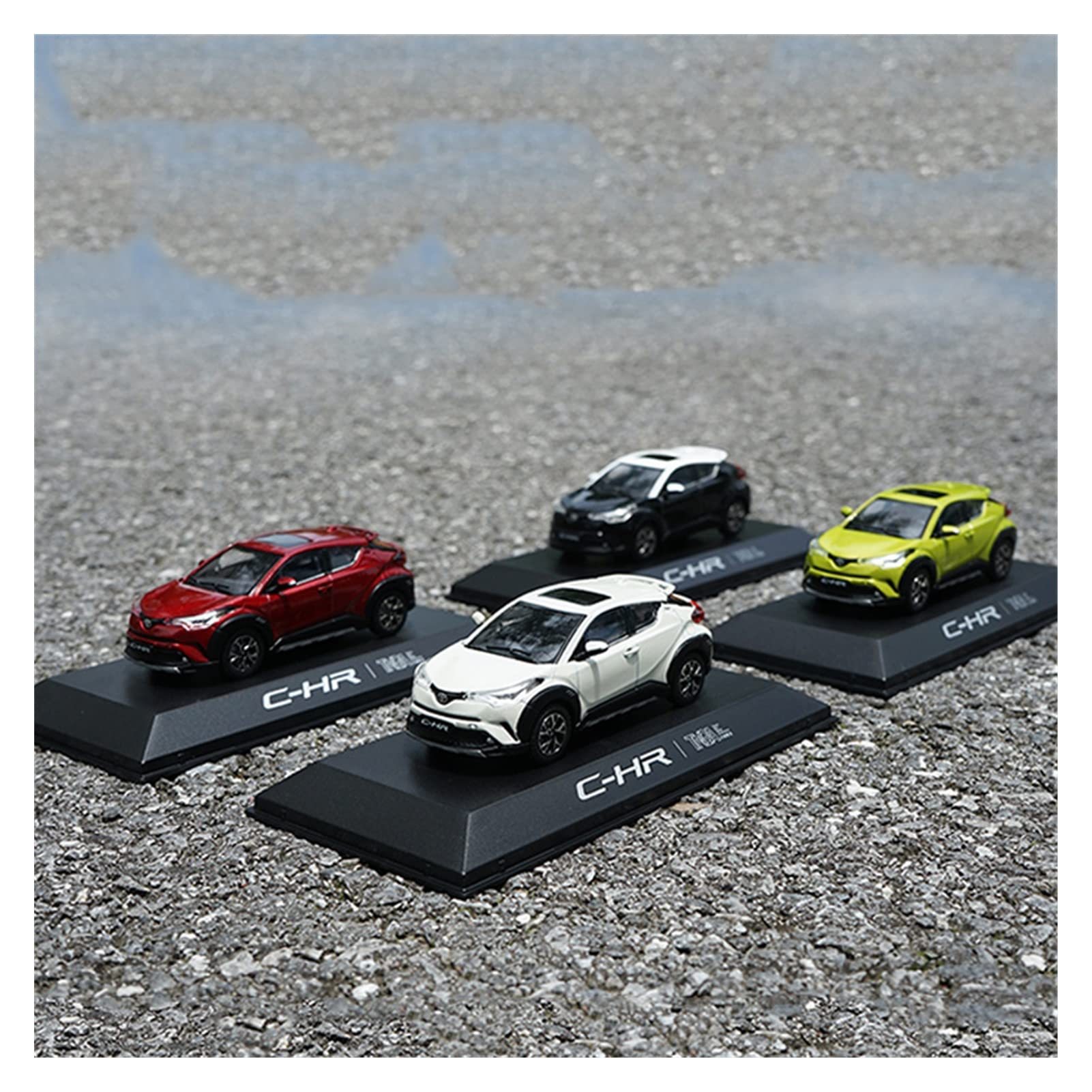 Veicoli a Motore in Scala 1/43 per Toyota C-HR CHR SUV Simulazione Mini Modello di Auto in Metallo Pressofuso Veicolo Adulto Collezione di Souvenir Modello di Auto Replica