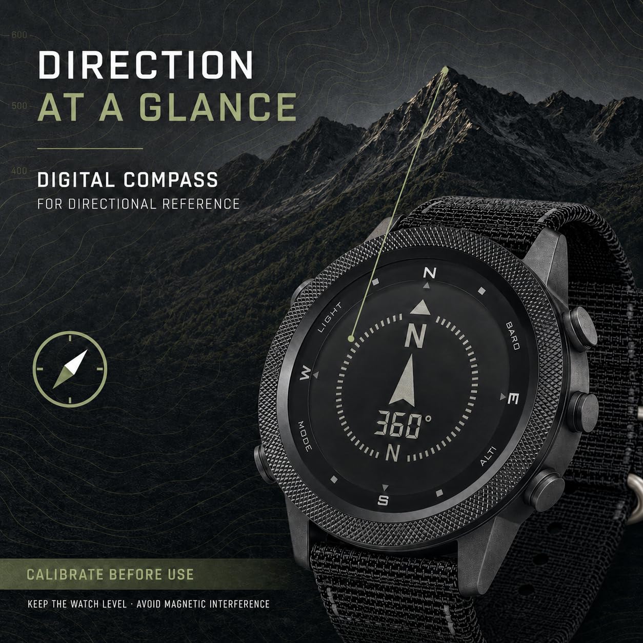 NORTH EDGE APACHE-46 Orologi Sportivi Digitali da Uomo Orologi Militari Con Bussola Temperatura Passi Tracker Sport Orologi Tattici di Sopravvivenza