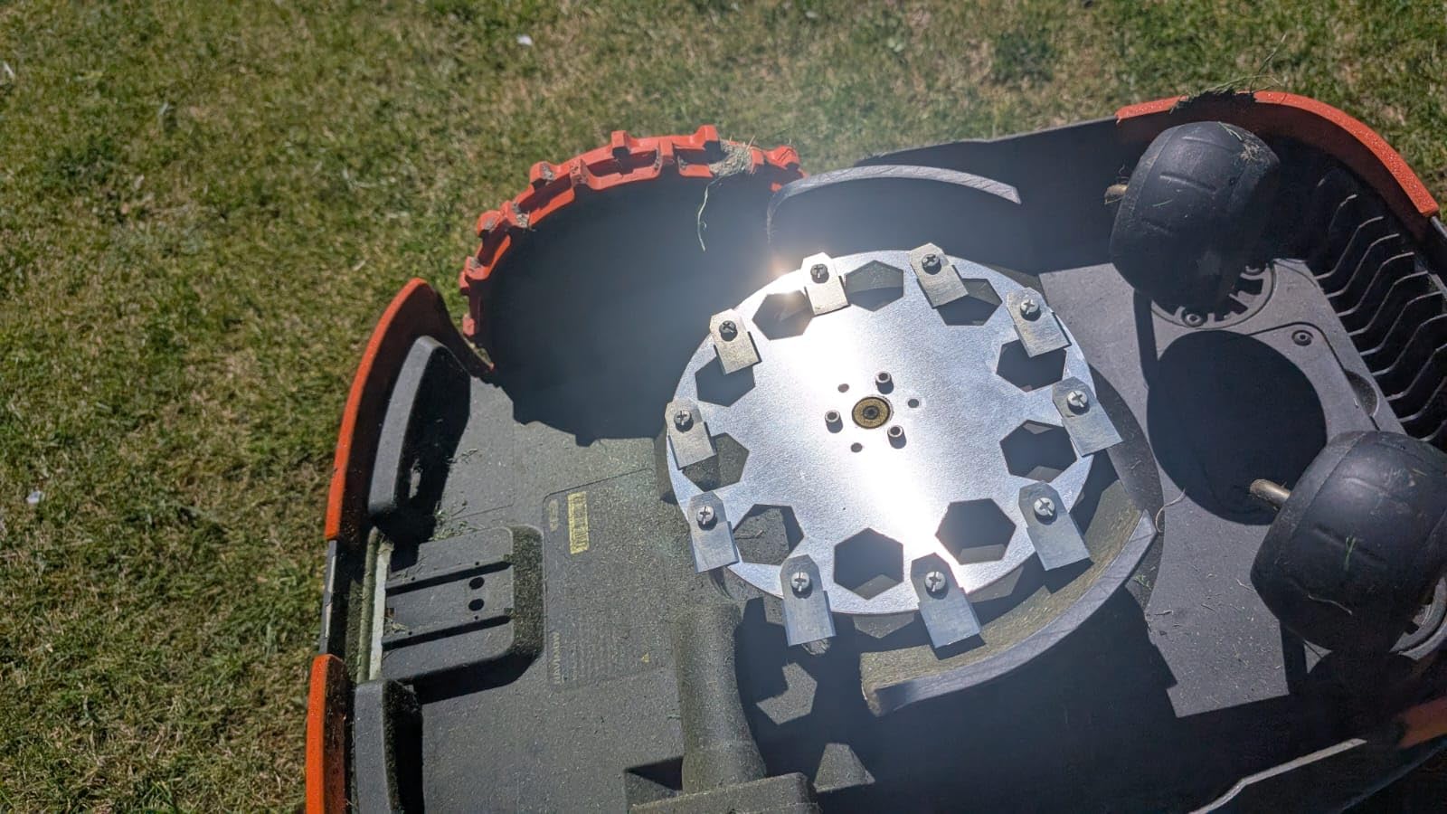 Tarcza tnąca 10 x do kosiarki Segway Navimow H i I do kosiarki automatycznej, aluminium, metal