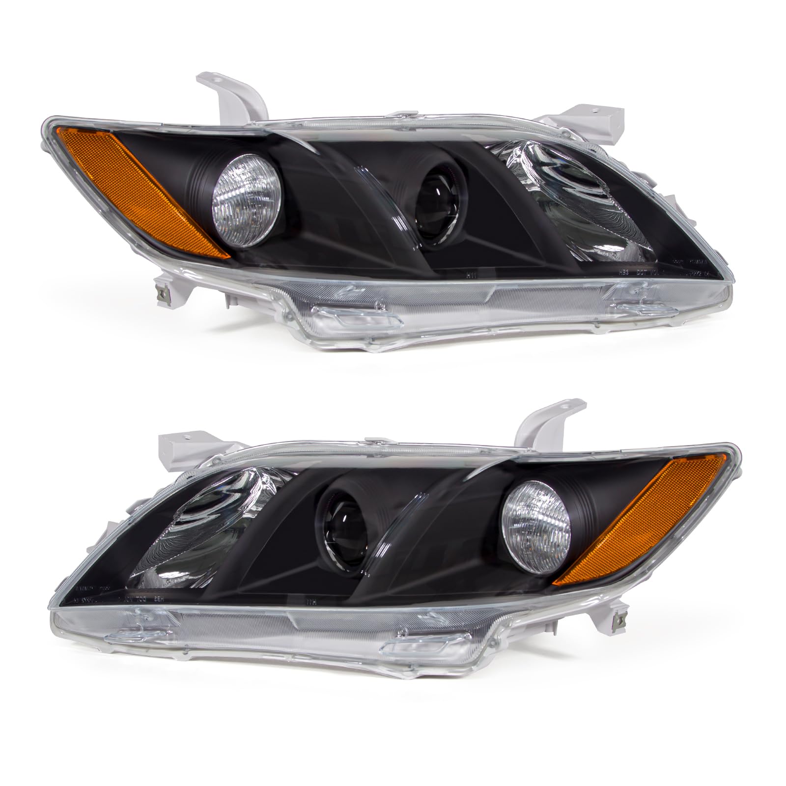 ADCARLIGHTS Black Housing Headlight Assembly