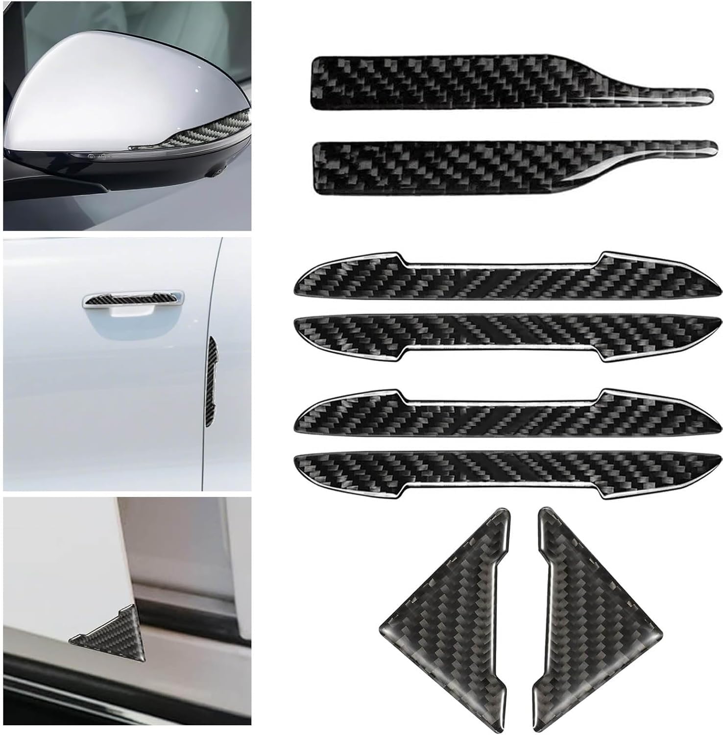 VAPORVERSE 8 Pcs Car Door Safety Protectors for Cupra TAVASCAN (2023-2025), Car Door Edge Protector Rubber Guards for Protection Against Scratches Door Edge Guard Strip