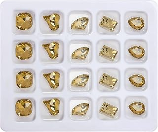 1 caja de diamantes de imitación para decoración de uñas, color marrón, para añadir a tus uñas para uso doméstico y salón de belleza