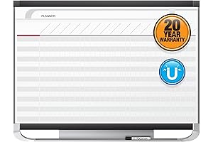 Quartet Prestige 2 Magnetic Total Erase Project Planner: Manage Projects and Tasks with Ease