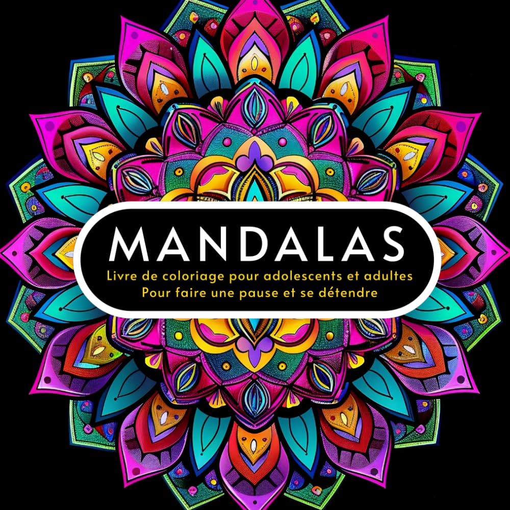 MANDALAS – Pause créative pour la détente et la sérénité :: Livre de coloriage pour adultes et adolescents, 50 designs artistiques pour la pleine ... intérieur et la réduction du stress