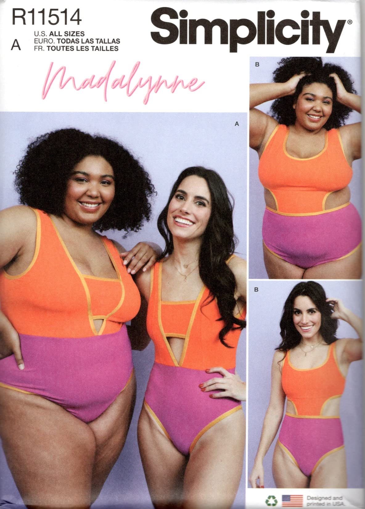 Patron couture Simplicity R11514 pour coudre un maillot de bain ajusté à votre corps