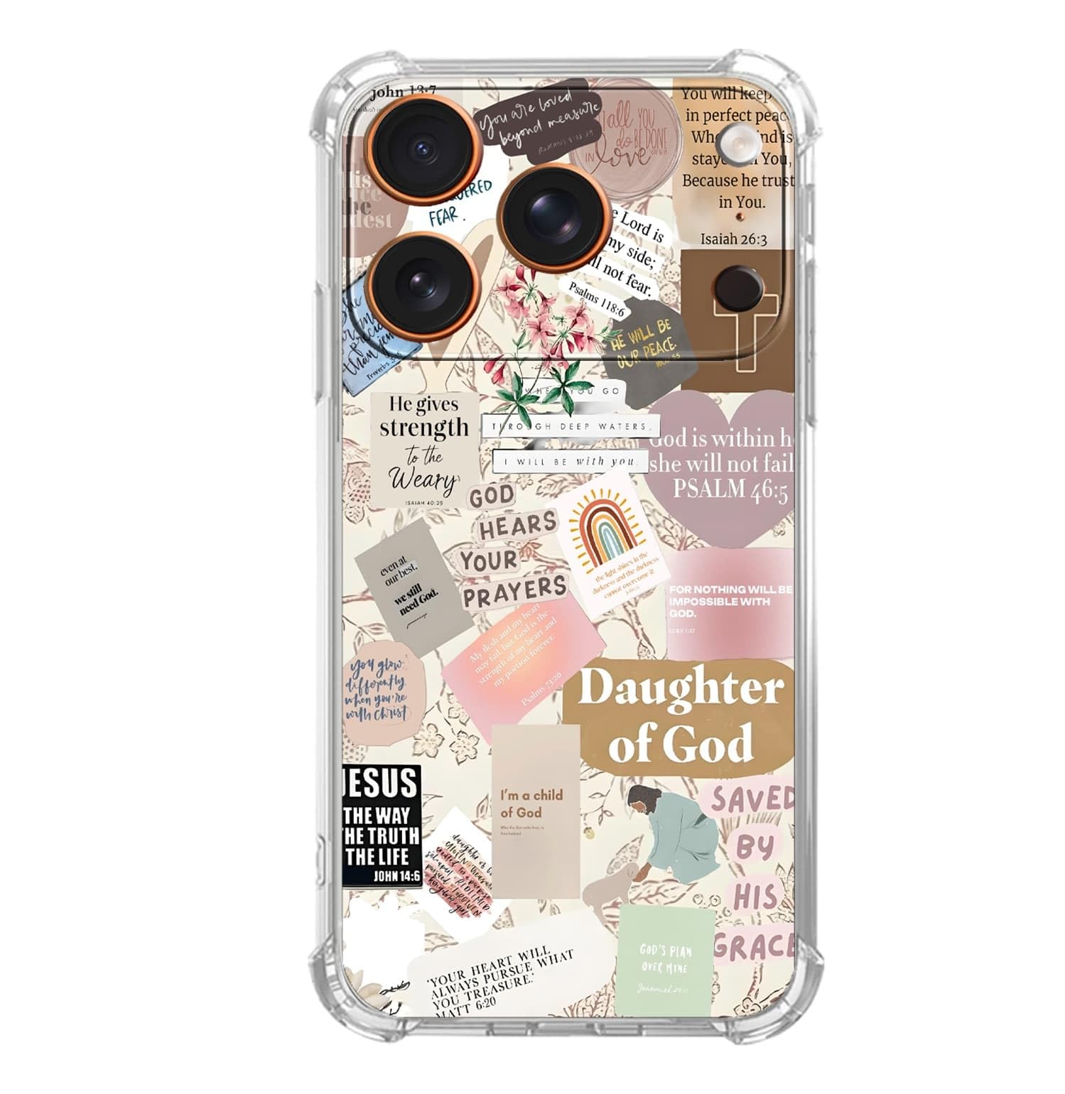 Amazon.com: IATMOMF Christian Faith Case for iPhone 17 Pro Max