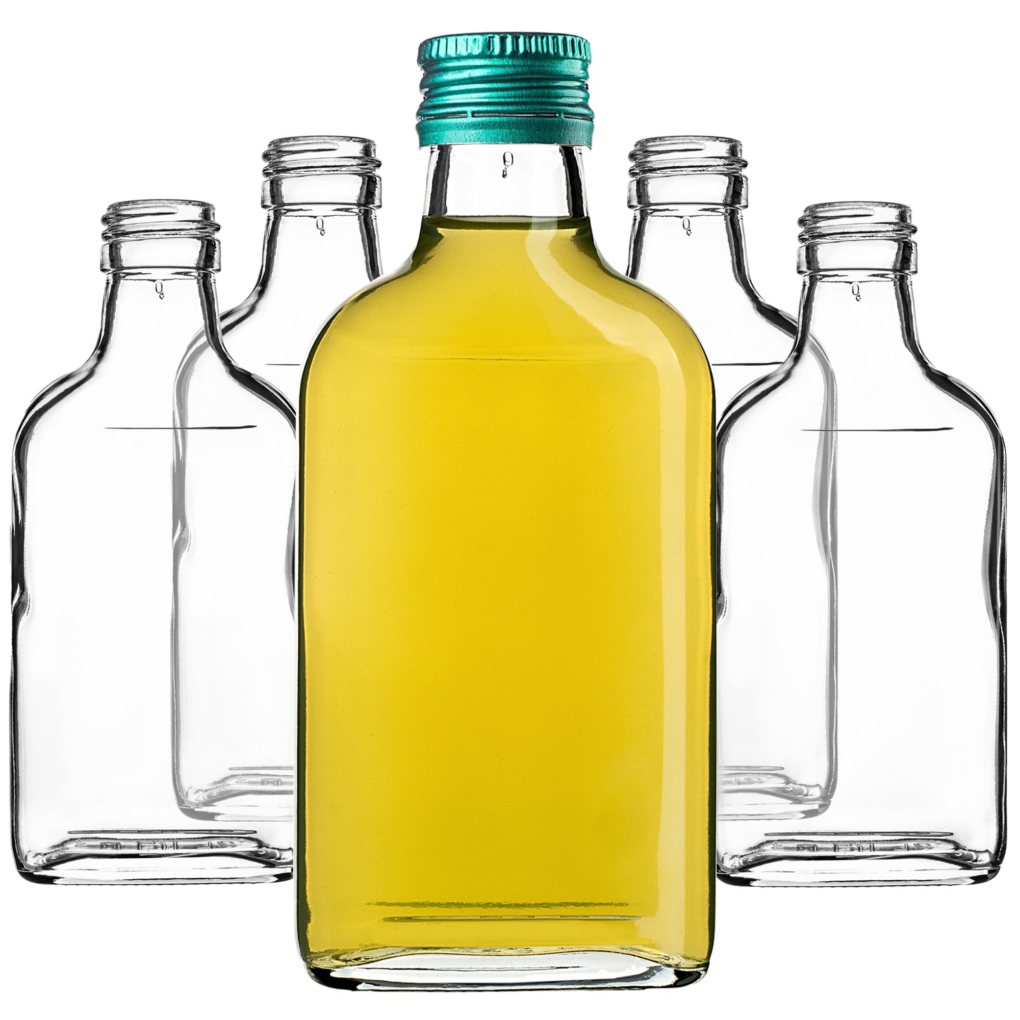 KADAX Bottiglie Di Vetro Con Tappo Di Sughero, 500 Ml, 5 Pezzi - 2
