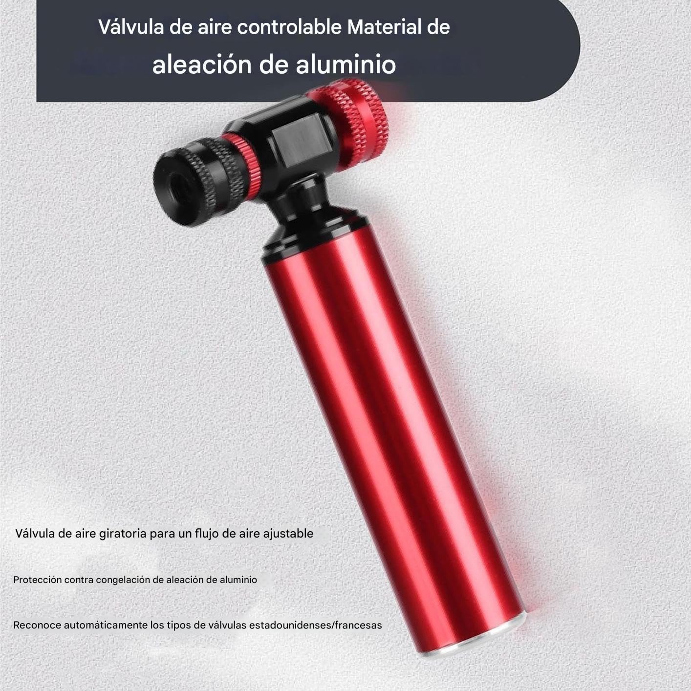CO2-Pumpe für Fahrradreifen, Mini-CO2-Pumpe für Fahrrad, tragbar, für Notfall, Sport, Straße, Berge, Reisen, tragbarer Luftsprudler