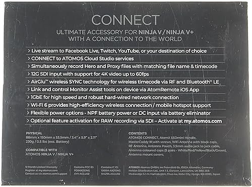 Miniatura 4 de Atomos Conectar para monitores HDMI Ninja V y Ninja V+