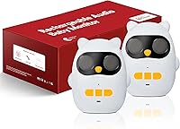 Vista 1 de Monitor de audio para bebés con batería recargable, walkie talkies para niños con conversación bidireccional y sonido claro, rango de 1000 pies