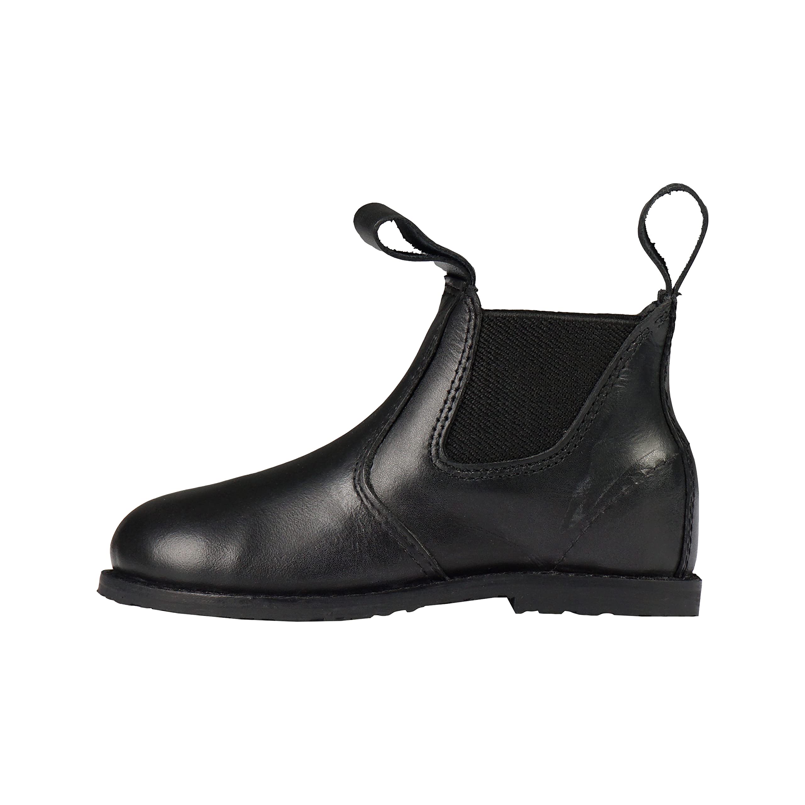 Horka Damen Herren Parma Schnürsenkel & Rückseite Reißverschluss Reitstiefel aus Leder