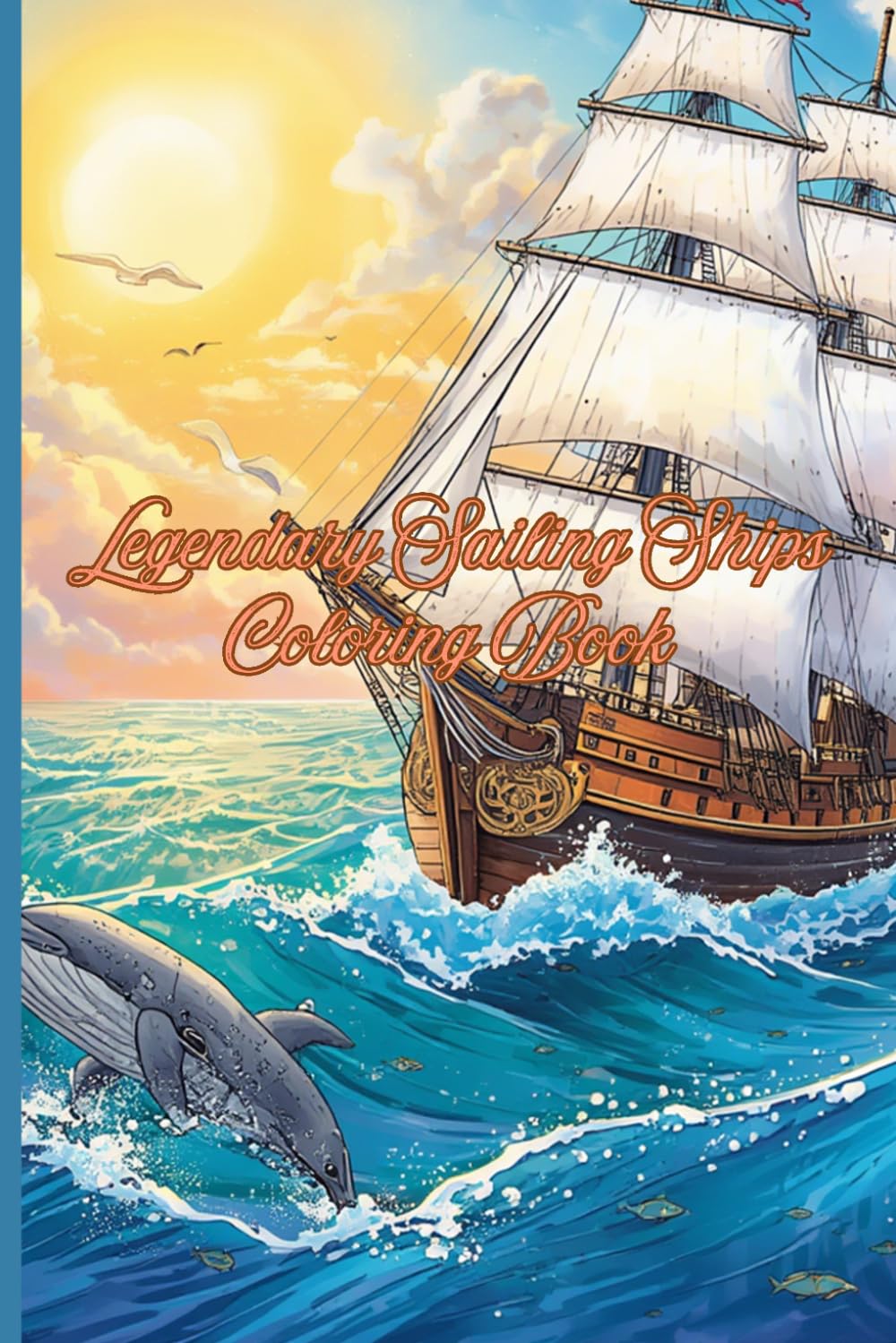 Legendary Sailing Ships Coloring Book 1: Legendary Sailing Ships Coloring Book 1: Majestic Ocean Adventures for Kids