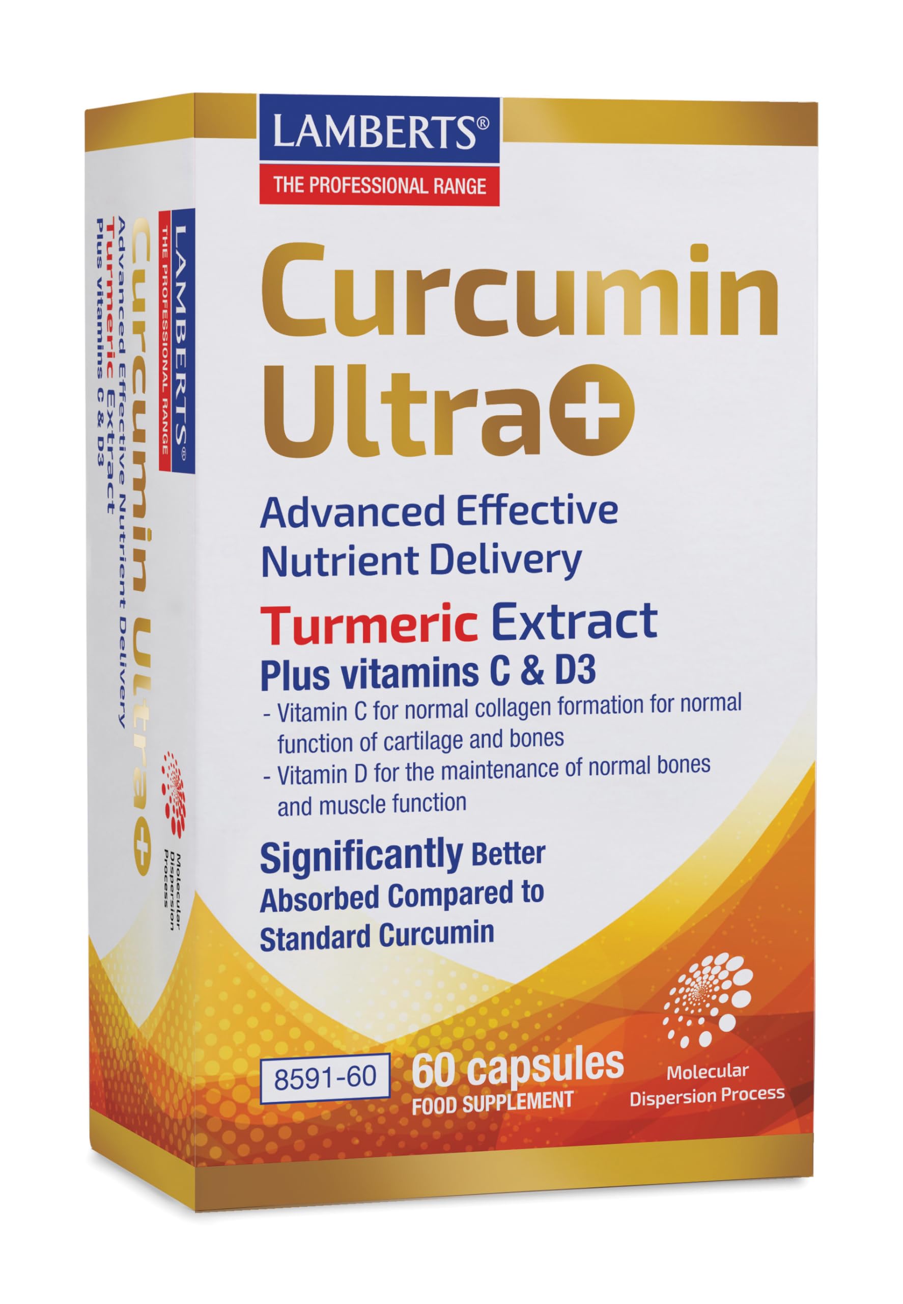 Lamberts Curcumin Ultra+ - 60 Cápsulas