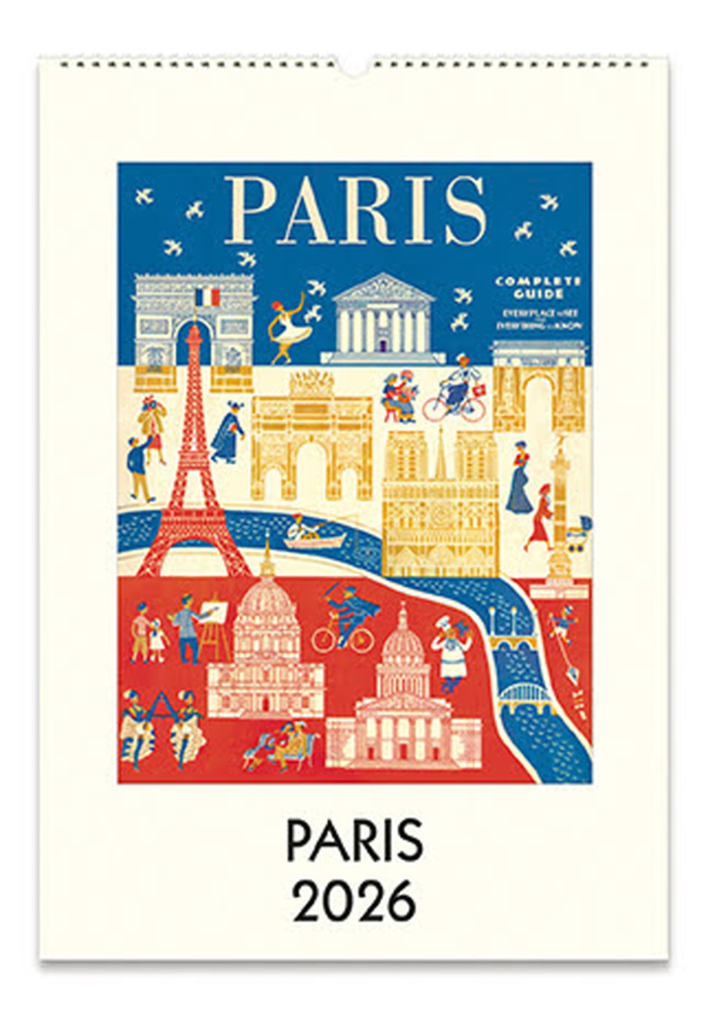 Amazon | カバリーニ 2026年 カレンダー 壁掛け パリ 475827