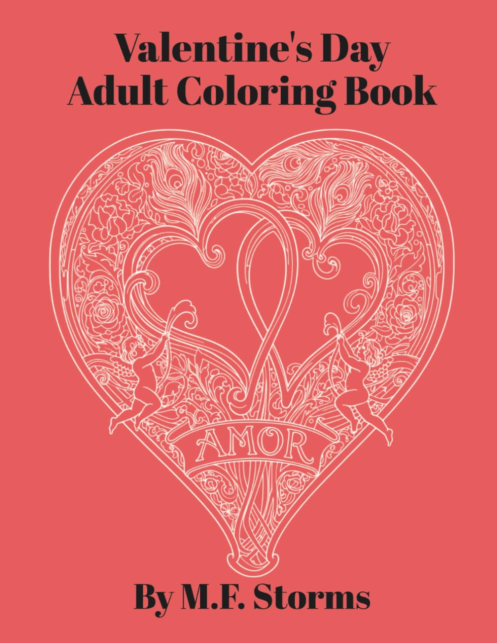 Valentine’s Day Adult Coloring Book