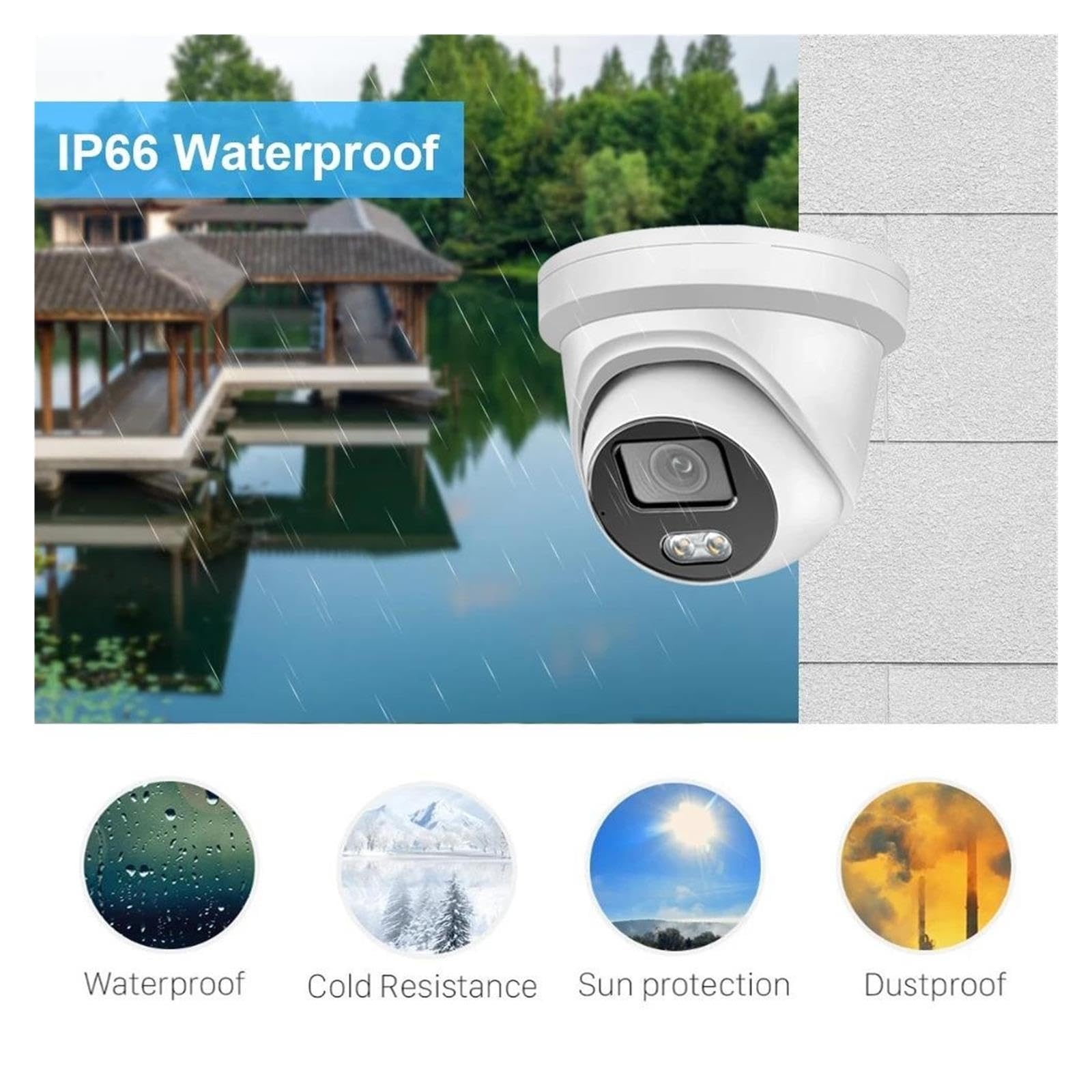 Sistema di telecamere di sicurezza CCTV 16CH 4K 8MP PoE