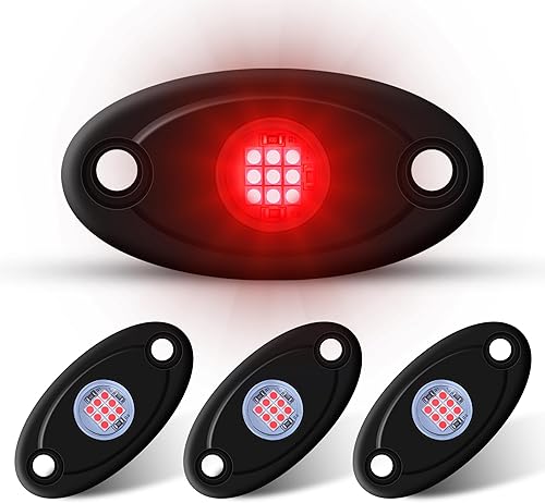 Miniatura 11 de 4Pods - Luces LED de neón blancas para automóvil, camión, ATV, UTV, SUV, debajo de la carrocería, lámpara impermeable (blanco)