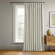 HPD Half Price Drapes Signature Velvet Thermal Blackout Curtains for Living Room 120 Inch Long (1 Panel) Rod Pocket Insulated Blackout Curtains for Bedroom Window Curtains, 100W x 120L, Primary White