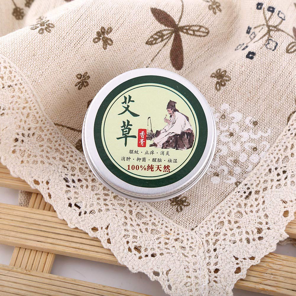 ???????????????????? ???????????????????????? Herbal Moxa Cream, Moxibustion Mugwort Essential Massage Oil for Skin Care Repair