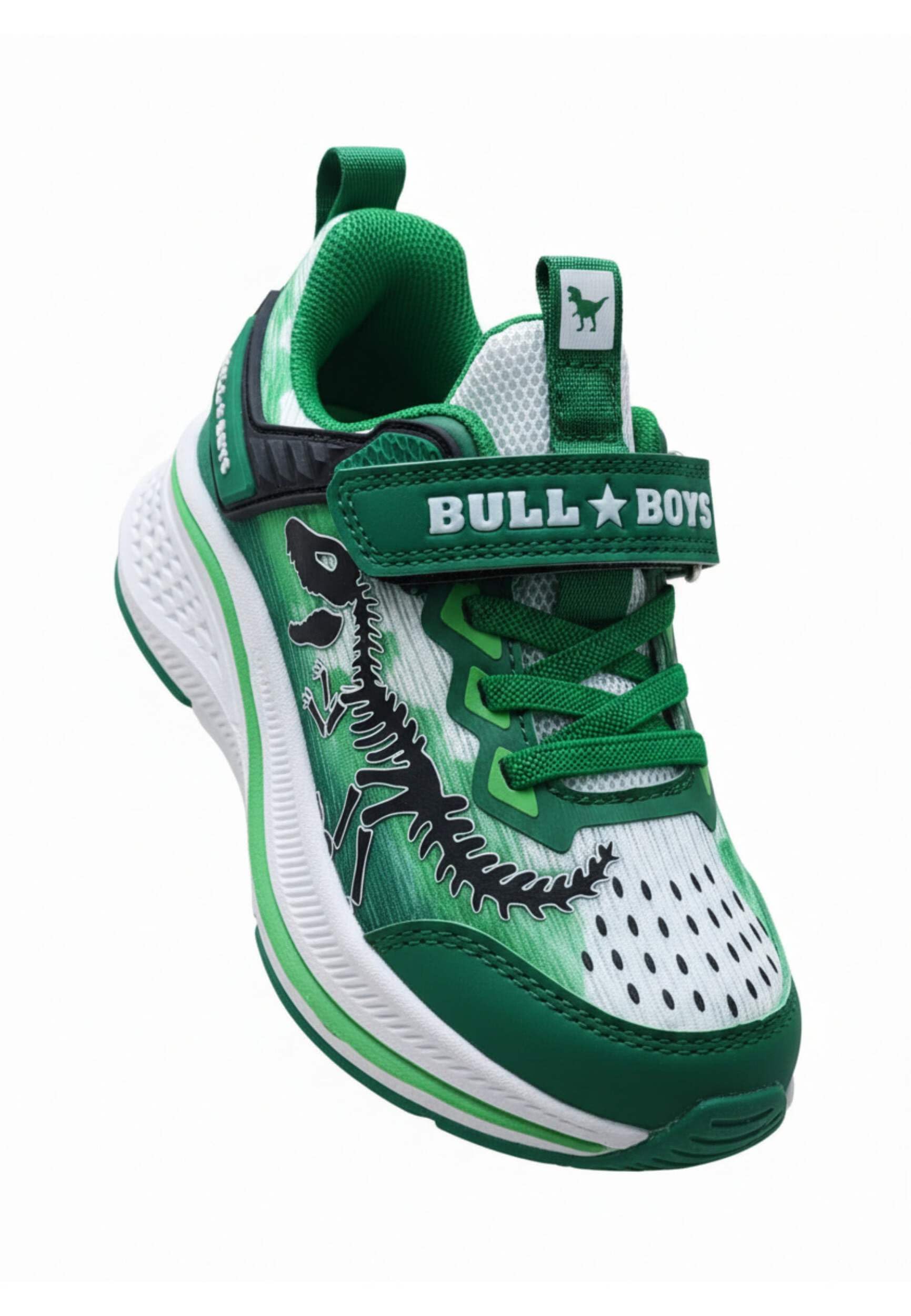 Bull Boys Scarpe Bambino DNAR5274 Uragano Rex Verde,con Audio Attivabile,a Strappo e Suola Ammortizzata