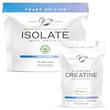 Bundle – Whey Protein Isolate (Unflavored, 5lb) + Creapure Micronized Creatine Monohydrate (Unflavored, 250g) – 1 Unit Each