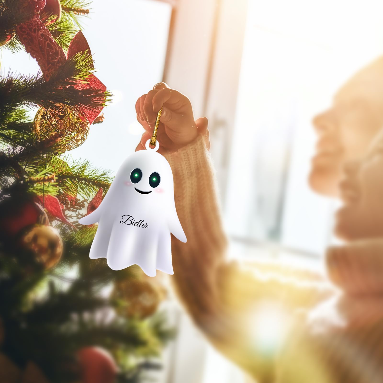 Amazon.com: Crezusvo Acrylic Halloween Ornaments, Custom Ghost
