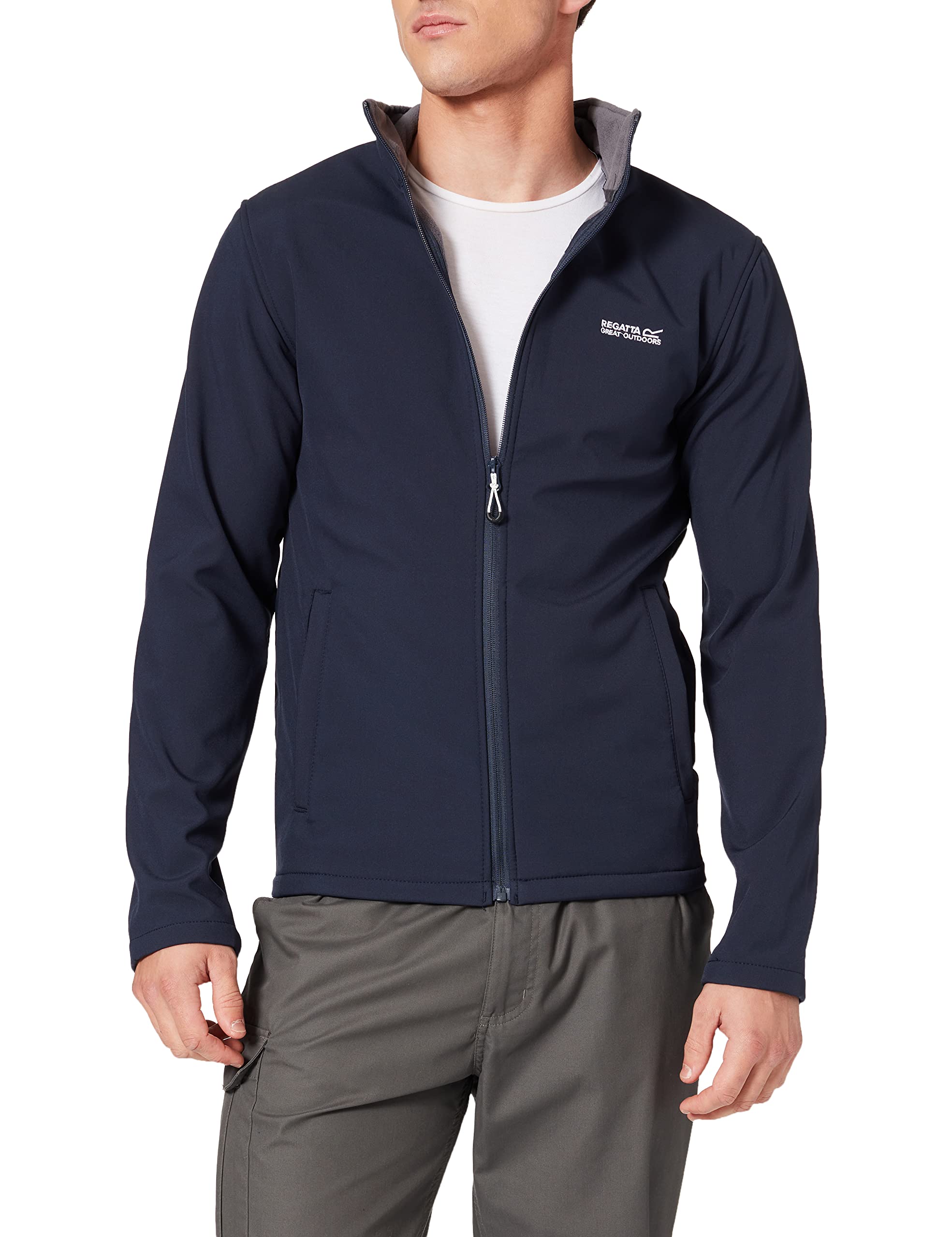 Regatta Men's Cera Softshell Outdoor Summer Jacket, Water Repellent, Wind Resistant & Stretchable - Perfect for Walking, Hiking & Camping