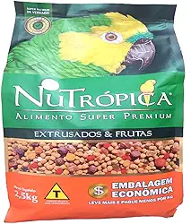 NuTrópica Ração Nutrópica Papagaio Extrusado Com Frutas 2 5Kg