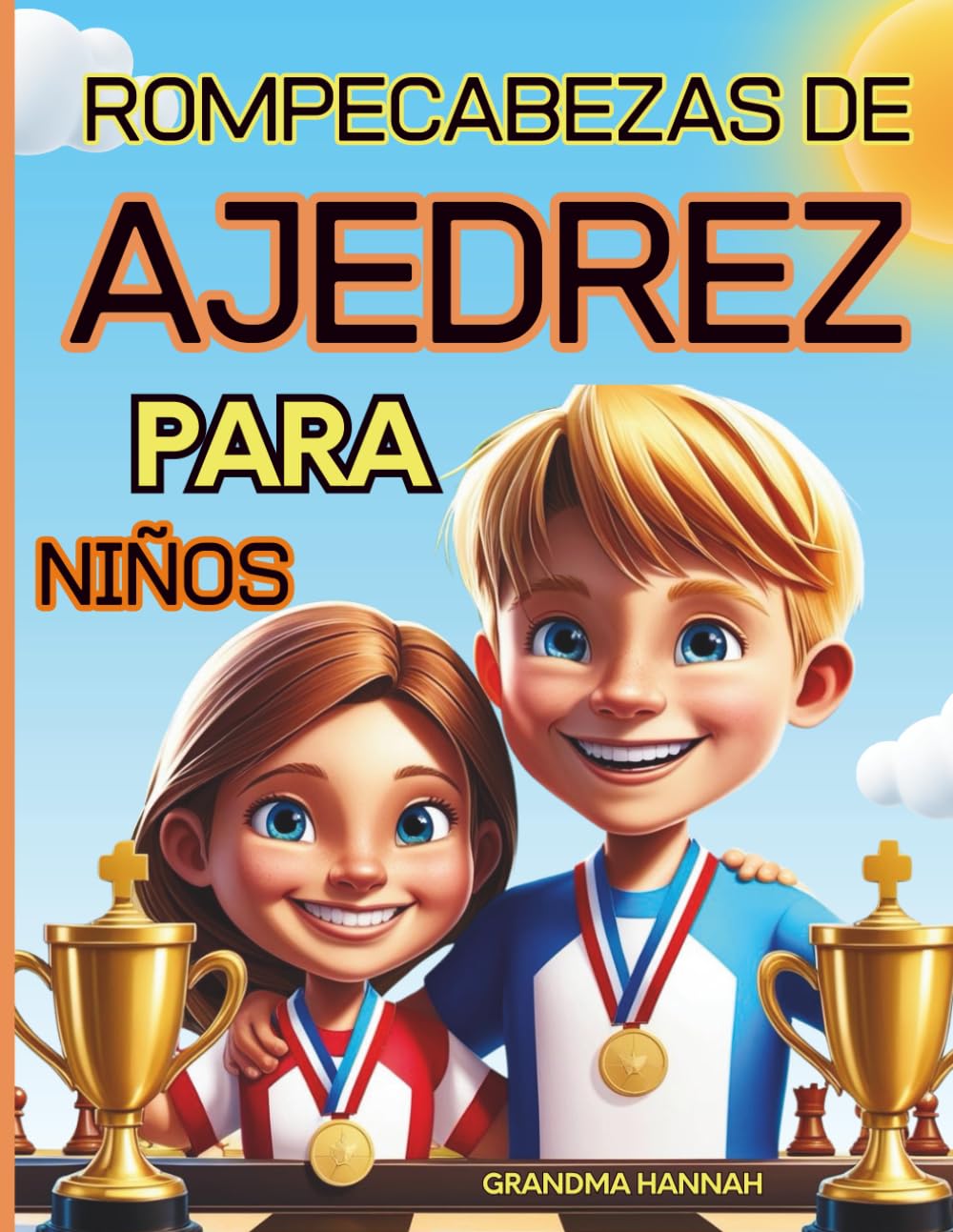 ROMPECABEZAS DE AJEDREZ PARA Niños: 300 Desafíos y Ejercios de Ajedrez: Jaque Mate en 1 y 2 Jugadas, Nivel Principiante e Intermedio – Mejora tu … Aprendiendo Ajedrez (edición española)