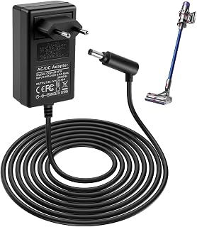 26.1V Cargador Compatible con Aspiradora Dyson V8/V7/V6 DC58 DC59 DC60 DC61 DC62 DC72 DC74 SV03-SV11 Absolute Fluffy Motorhead Animal, Fuente de Alimentación Repuesto, 26.1V 0.78A Cable 1,8m
