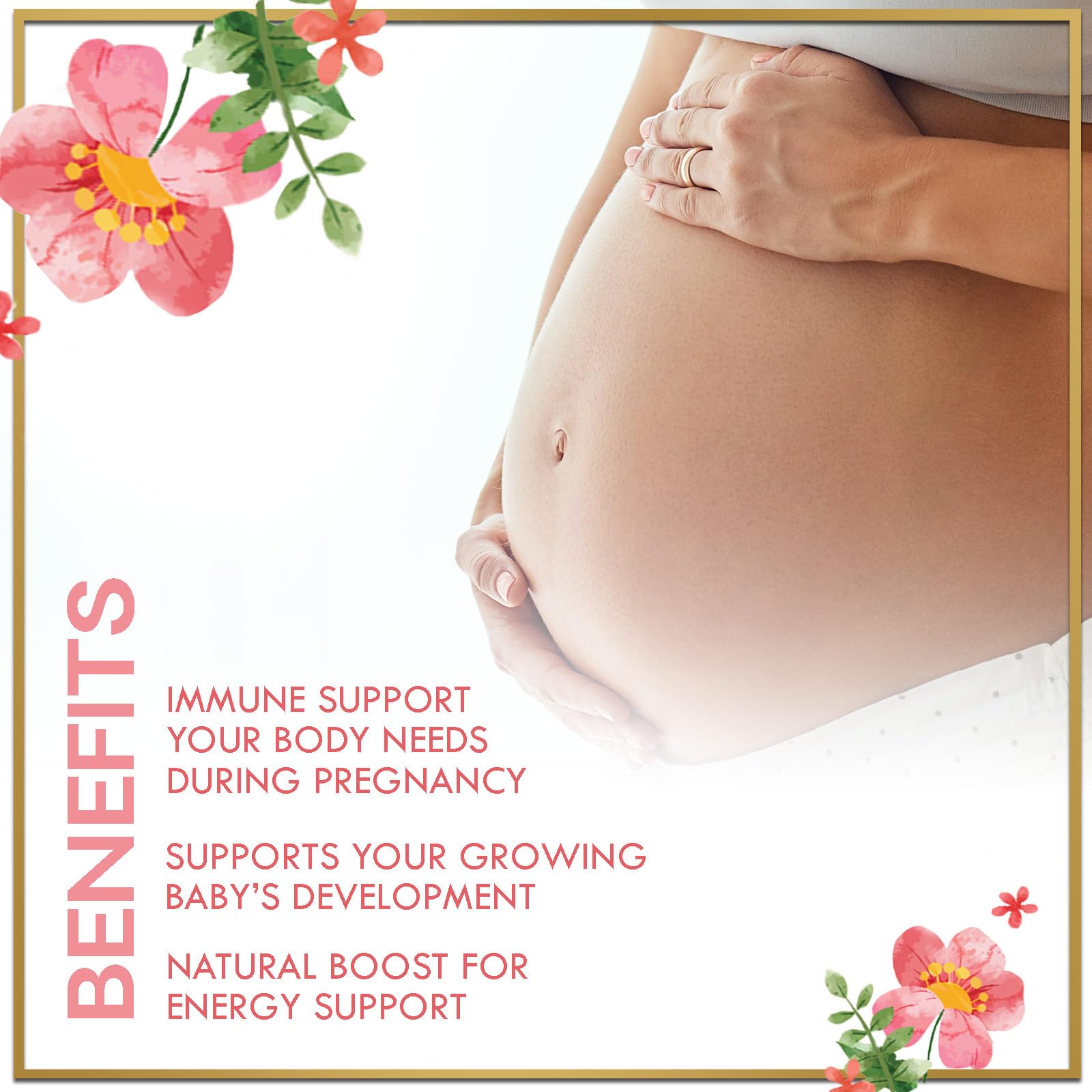 Prenatal Vitamins for Women – Complete Pregnancy Multivitamin - Folic Acid, Omega 3 DHA, Choline, Vitamin D – Essential Support for Mom's & Baby Brain Development - Tasty Orange Flavor - 60 Gummies — Amazon image 5