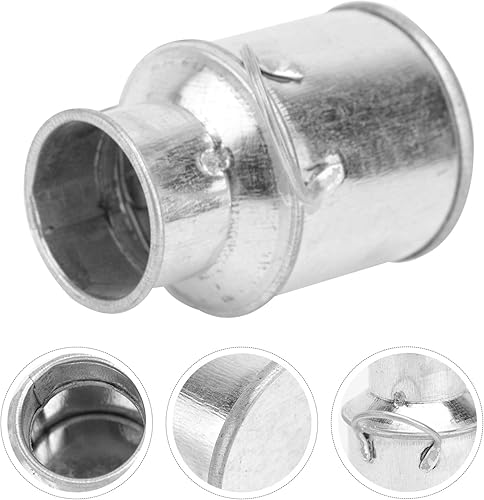 Miniatura 8 de Cabilock 5 piezas mini cubo de flores vintage de granja jarrón miniatura maceta rústica hierro galvanizado leche jarrón jarrón casa de muñecas micro