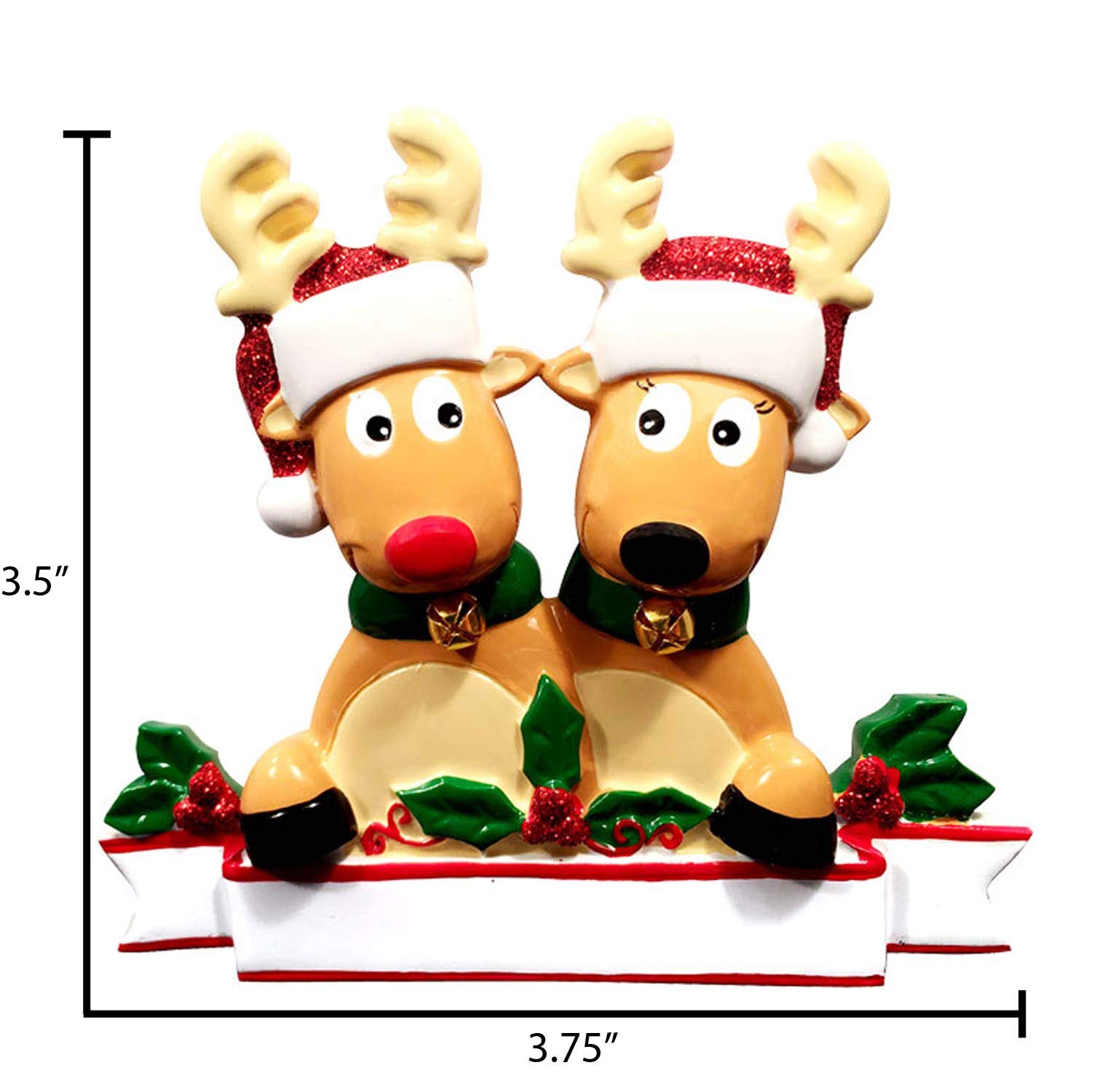 Shop Personalized Christmas Ornaments Couple's First Christmas Top Sellers Our First Christmas Couple Personalized Christmas Ornaments