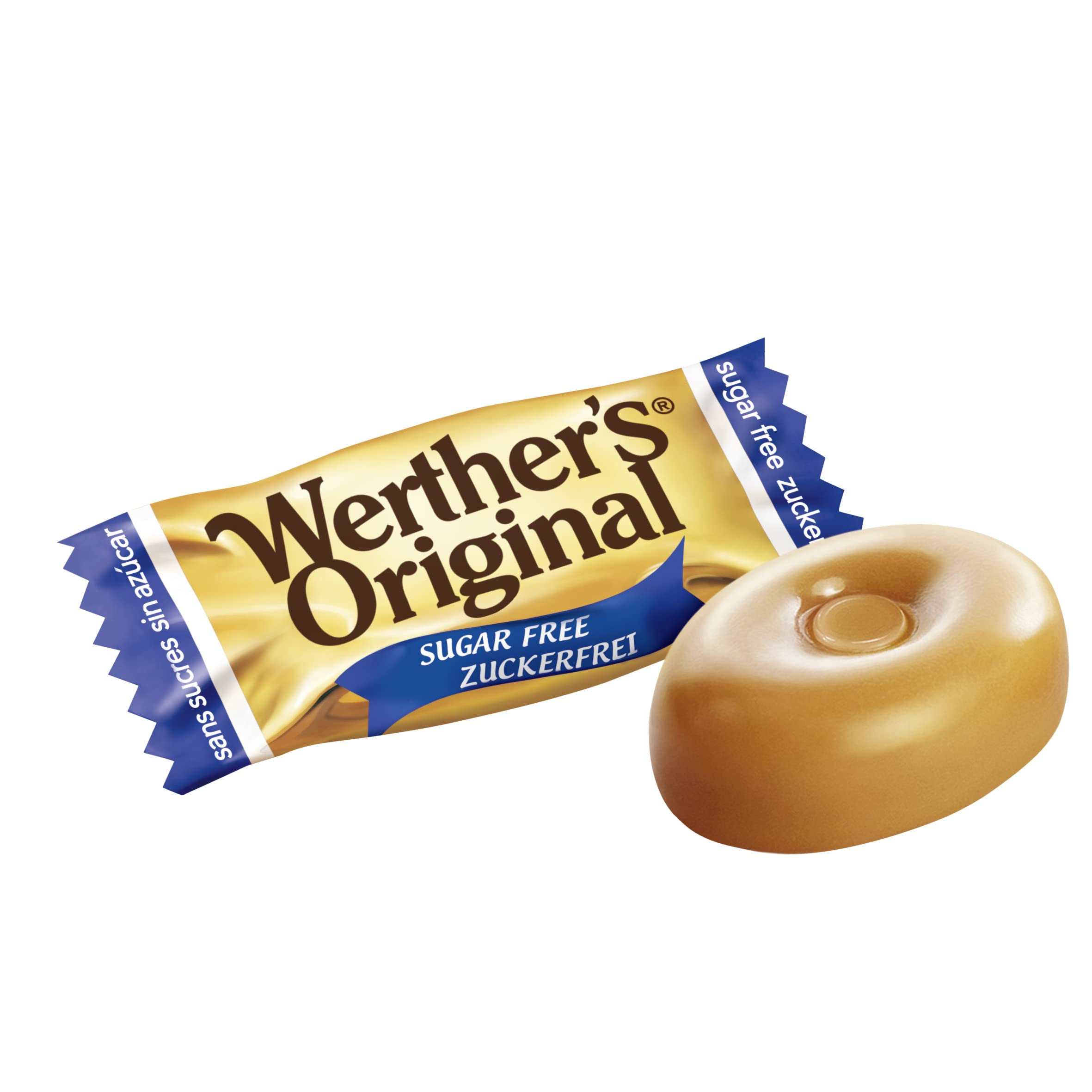 Werther's Original Caramelos toffee sin azúcar 90g
