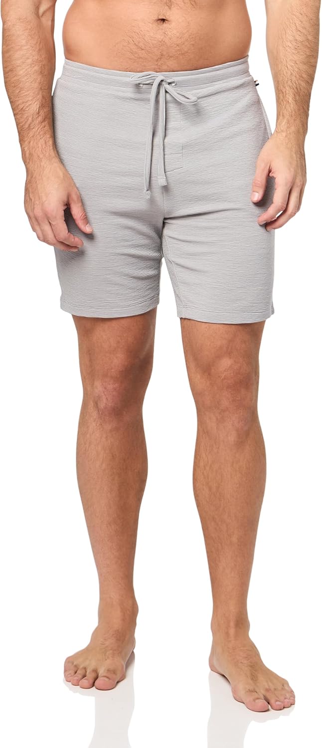 BOSS Mens Soft Ribbed Sweat Shorts