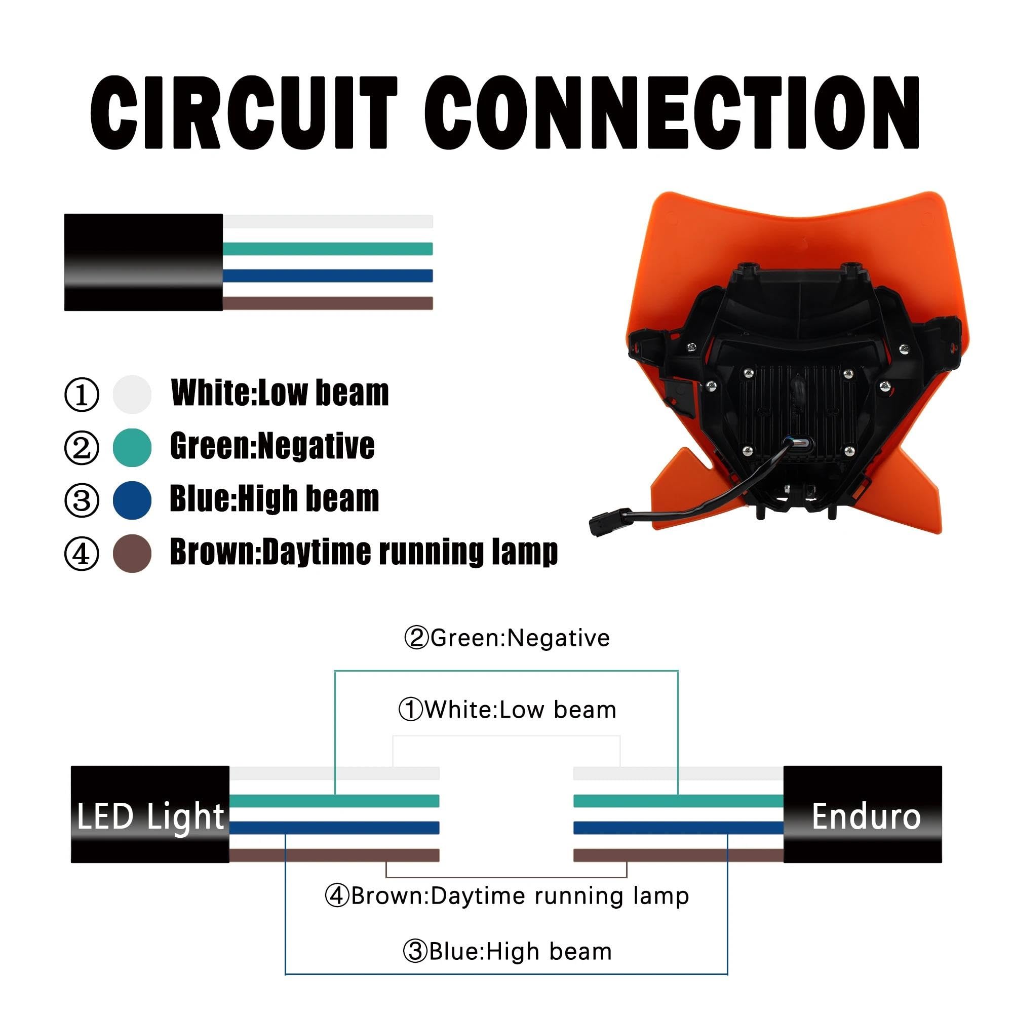 Amazon.co.jp: LED ヘッドライト オートバイ用LEDヘッドライト ヘッド