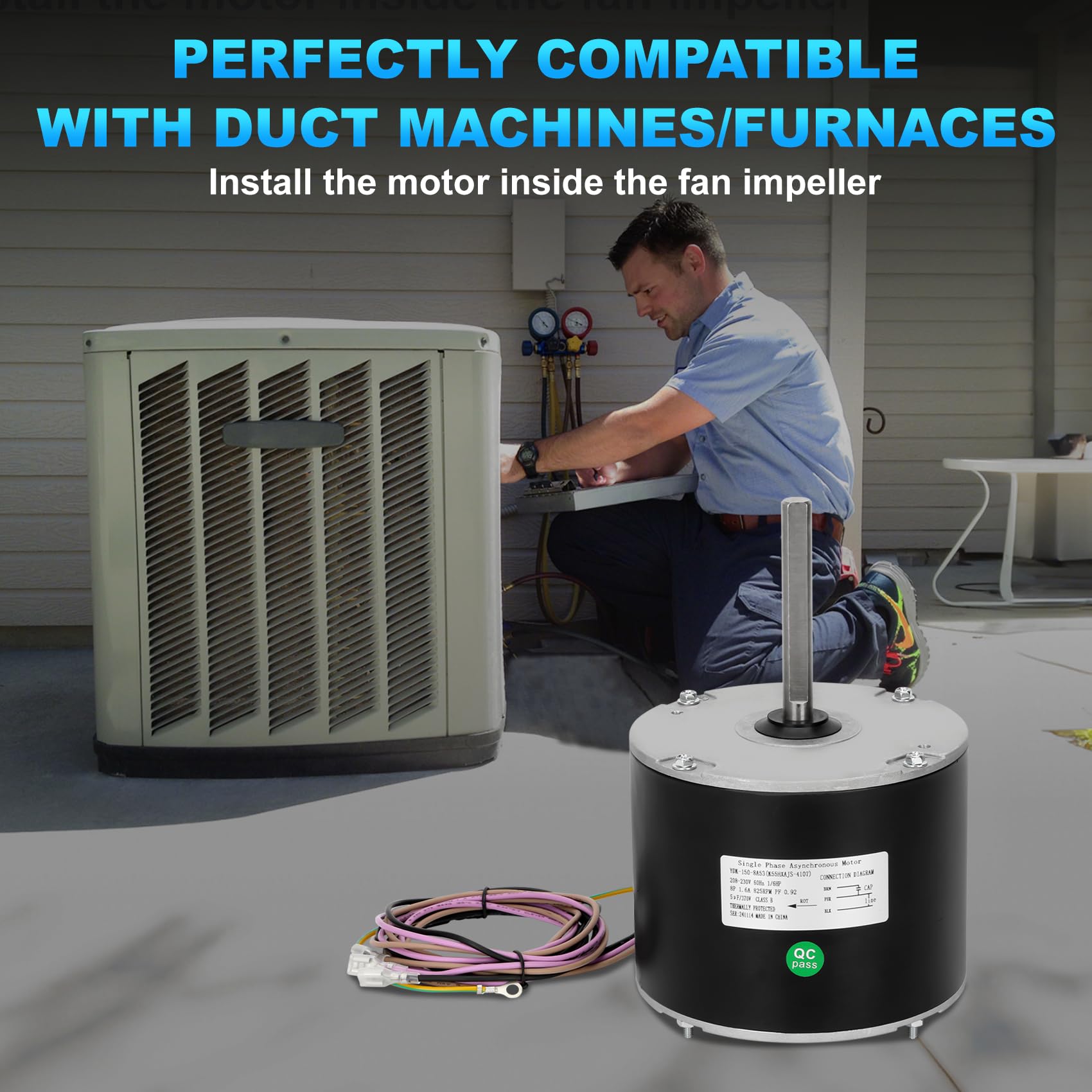 Us Motors 1/6 Hp 825 Rpm 208/230v 1ph Condenser Fan Ccw | Meses sin interés Us Motors 1/6 Hp 825 Rpm 208/230v 1ph Condenser Fan Ccw | Meses sin interés