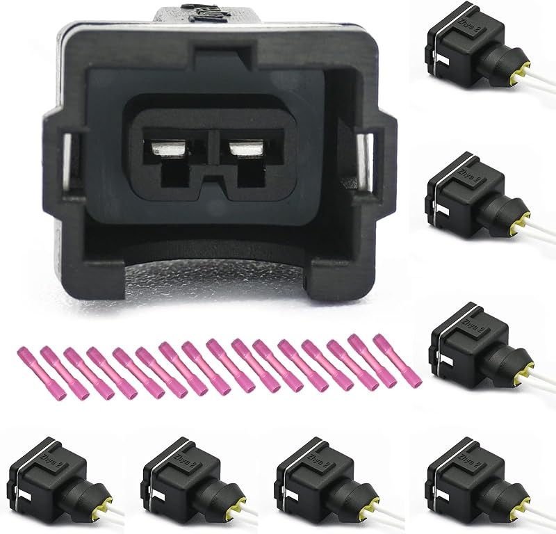 Conector de chicote para bico injetor EV1 GROBARPART para Ford, Lincoln e Mercury – Kit com 8 unidades